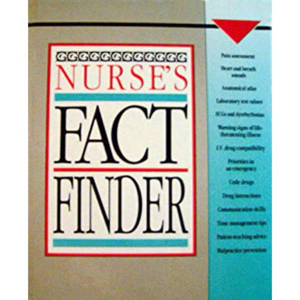 Nurse's Factfinder Book Addison-Wesley Lippincott Williams & Wilkins